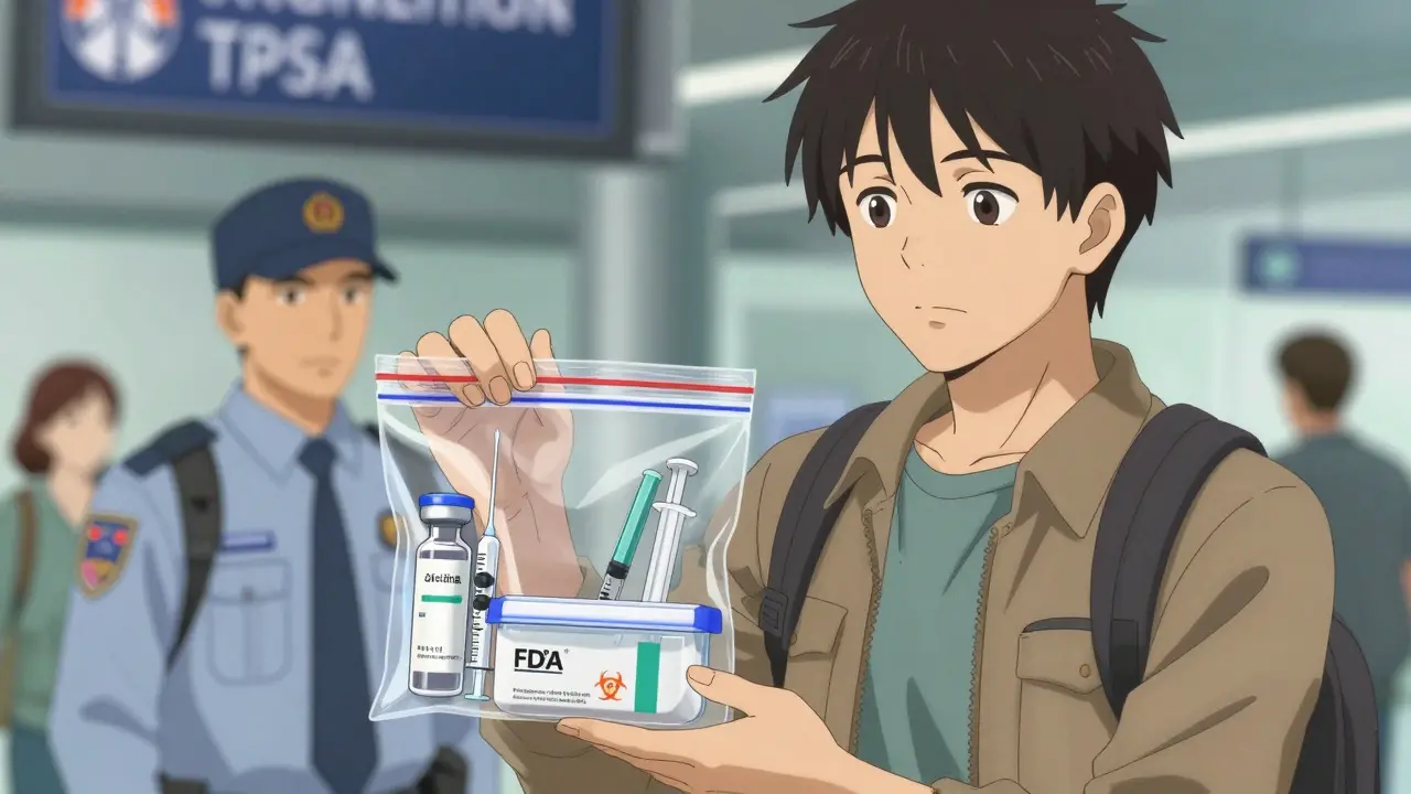 How to Carry Injectables, Syringes, and Sharps on Airplanes: TSA Rules and Travel Tips