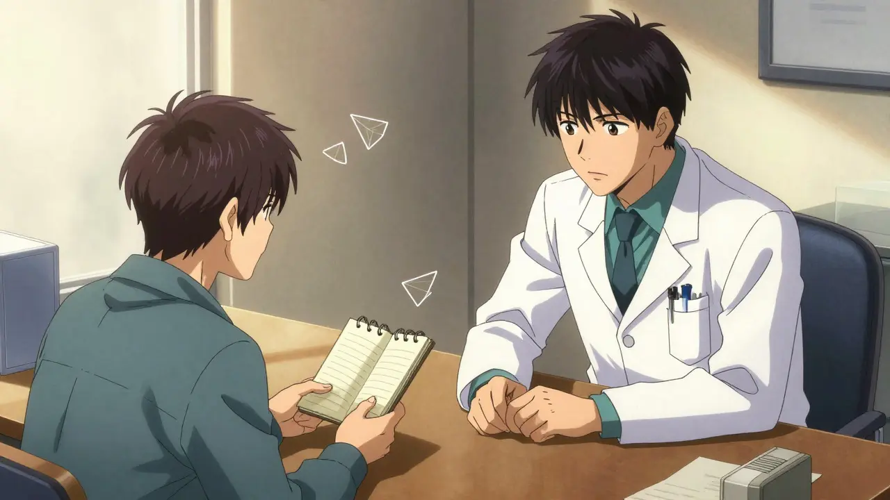 Doctor and patient discussing treatment plan