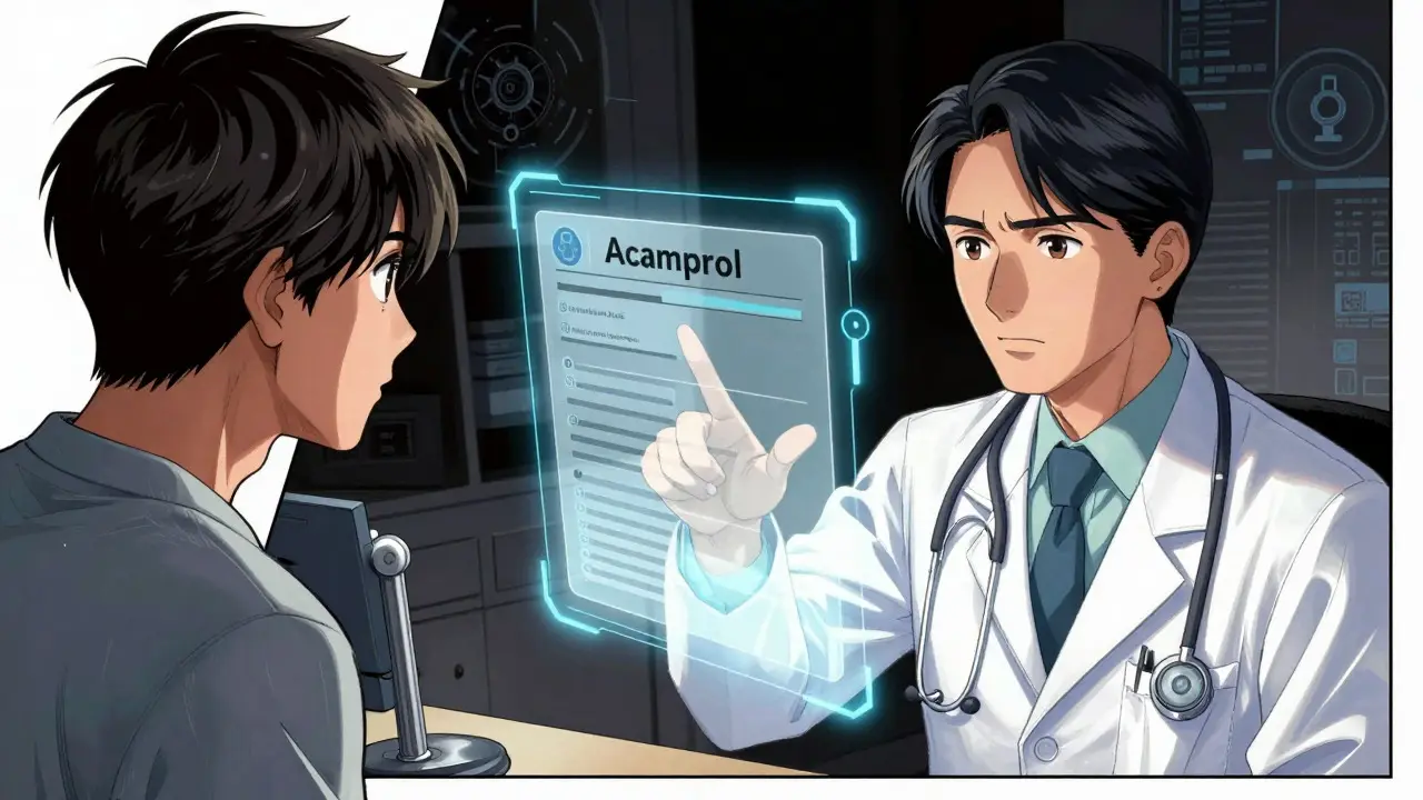 Telehealth doctor prescribing medication digitally in manga style